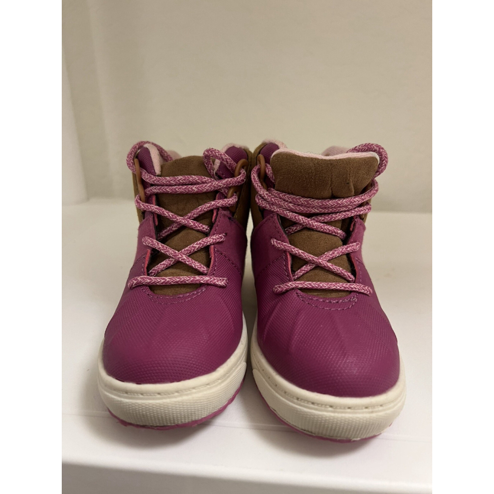 OshKosh B'gosh Wistman Little Girl High-Top Berry Sneakers- SZ 8 Style #OF22F10B